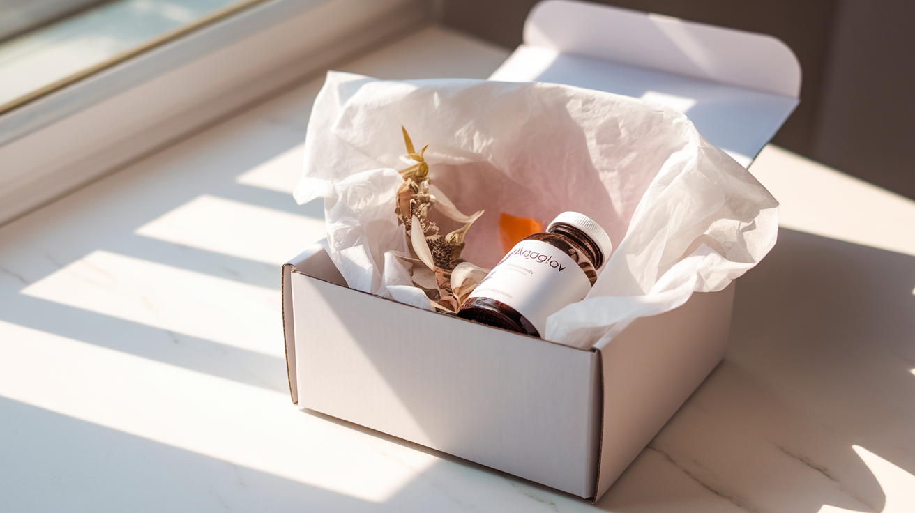 AquaGlow Versandverpackung